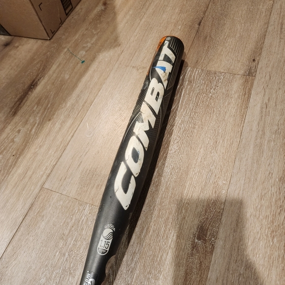 Combat Baseball Bat with Orange Grip - Picture 7 of 11